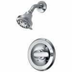 DELTA FAUCET CO Monitor Single-Handle Shower Faucet + Showerhead, Chrome