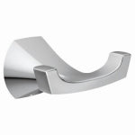 MOEN Moen Lindor MY8703CH Robe Hook, 2-Hook, Zinc, Chrome, Wall Mounting HARDWARE & FARM SUPPLIES MOEN