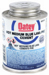 OATEY Oatey 32161 Solvent Cement, 8 oz, Can, Liquid, Blue PLUMBING, HEATING & VENTILATION OATEY