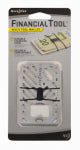 NITE IZE INC Financial Tool 7-In-1 Multi Tool Wallet, Stainless Steel HARDWARE & FARM SUPPLIES NITE IZE INC