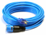 CENTURY WIRE & CABLE Pro Lock Extension Cord, Blue, 12/3, 50-Ft. ELECTRICAL CENTURY WIRE & CABLE   