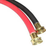 ABBOTT RUBBER CO INC Color-Coded Washing Machine Hose, 3/8-In. x 4-Ft. PLUMBING, HEATING & VENTILATION ABBOTT RUBBER CO INC   
