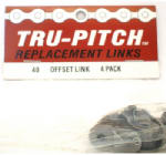 DAIDO CORPORATION OffSet Connecting Link, #40, 4-Pk.