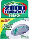 WD-40 2000 Flushes 290071 Toilet Bleach Tablet, 1.75 oz, Very Slight Pungent, Off-White CLEANING & JANITORIAL SUPPLIES WD-40   