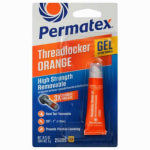 ITW GLOBAL BRANDS Orange Threadlocker Gel, High Strength Removable, 5g AUTOMOTIVE ITW GLOBAL BRANDS