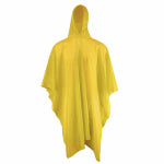 SAFETY WORKS INC Yellow Poncho, PVC, 50 x 80 In. CLOTHING, FOOTWEAR & SAFETY GEAR SAFETY WORKS INC