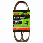ALI INDUSTRIES 80-Grit Bi-Directional Sanding Belt, 1 x 30 In., 3-Pk., TOOLS ALI INDUSTRIES