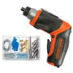 BLACK & DECKER/DEWALT Cordless Screwdriver, 4-Volt Lithium-Ion Battery TOOLS BLACK & DECKER/DEWALT