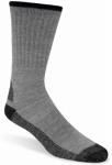 WIGWAM MILLS INC Work Socks, Gray, Men's Large, 2-Pk.