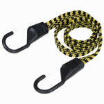 HAMPTON PRODUCTS-KEEPER Flat Bungee Cord, Ultra Black/Yellow, 48 In. AUTOMOTIVE HAMPTON PRODUCTS-KEEPER