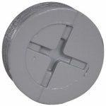 HUBBELL ELECTRICAL PRODUCTS 3-Pack Gray Weatherproof 1/2-Inch Closure Plugs ELECTRICAL HUBBELL ELECTRICAL PRODUCTS