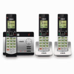 VTECH COMMUNICATIONS INC 6.0 Expandable Cordless Phone with 3 Handsets, Answering System and Caller ID, Silver/Black ELECTRICAL VTECH COMMUNICATIONS INC   
