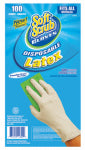 BIG TIME PRODUCTS LLC Disposable Latex Gloves, Powder Free, One Size, 100-Ct. CLOTHING, FOOTWEAR & SAFETY GEAR BIG TIME PRODUCTS LLC   