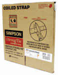 SIMPSON STRONG TIE Coiled Utility Strap, 16 Gauge, 1-1/4 x 150-Ft. HARDWARE & FARM SUPPLIES SIMPSON STRONG TIE   