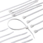 ECM INDUSTRIES LLC Cable Tie, Nylon, White, 4-In., 1000-Pk. ELECTRICAL ECM INDUSTRIES LLC