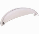 AMEROCK Ravino Cup Cabinet Pull, Polished Chrome, 3 In. HARDWARE & FARM SUPPLIES AMEROCK