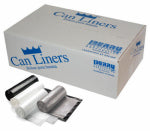 BERRY GLOBAL Can Liners, Gray, 33 Gallons, 33 x 39 In., 100-Ct.