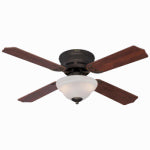 WESTINGHOUSE FAN & LIGHTING Hadley Ceiling Fan + Light Kit, Oil Rubbed Bronze, 42-In. ELECTRICAL WESTINGHOUSE FAN & LIGHTING