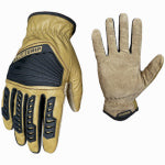 BIG TIME PRODUCTS LLC Premium Leather Hybrid Utility Gloves, Men's M CLOTHING, FOOTWEAR & SAFETY GEAR BIG TIME PRODUCTS LLC