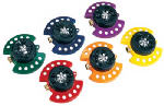 DRAMM COMPANY Colorstorm Turret Sprinkler, Metal, 9 Patterns, Assorted Colors