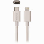 AUDIOVOX USB C to Lightning Charging Cable for iPhone, White, 3-Ft. ELECTRICAL AUDIOVOX