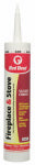 RED DEVIL INC Fireplace/Stove Repair Sealant, Black, 10.1-oz. PAINT RED DEVIL INC