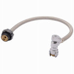 SHARKBITE/CASH ACME Faucet Connector Hose, Braided Stainless Steel, 1/2 x 1/2 x 20 In. PLUMBING, HEATING & VENTILATION SHARKBITE/CASH ACME