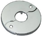 PLUMB SHOP DIV BRASSCRAFT Floor/Ceiling Split Flange, Chrome-Plated Brass, 1/2-In. IP x 3/4-In. O.D. PLUMBING, HEATING & VENTILATION PLUMB SHOP DIV BRASSCRAFT