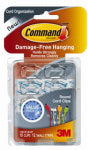 COMMAND Command 17017CLR-VP Cord Clip, Clamping Range: 5 mm, Plastic, Transparent ELECTRICAL COMMAND