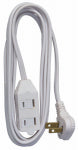 PT HO WAH GENTING Extension Cord, 16/2 SPT-2 White, Low Profile Polarized Slender Plug, 7-Ft. ELECTRICAL PT HO WAH GENTING