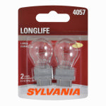 OSRAM SYLVANIA INC 4057 Long Life Miniature Clear Bulb, 4057LL BP2, 2-Pk. AUTOMOTIVE OSRAM SYLVANIA INC   