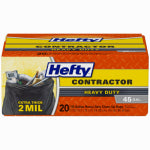 REYNOLDS CONSUMER PRODUCTS Contractor Trash Bags, Heavy Duty, 45-Gallon, 20-Ct.