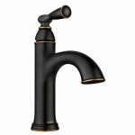 MOEN INC Banbury Single-Handle, High-Arc Bathroom Faucet, Mediterranean Bronze PLUMBING, HEATING & VENTILATION MOEN INC
