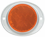 URIAH PRODUCTS Trailer Reflector, Amber, Aluminum Housing, 3-In. AUTOMOTIVE URIAH PRODUCTS