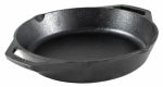 LODGE MFG Cast Iron Pan, Dual Handle, Seasoned, Black, 10.25-In.