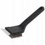 MR BAR B Q PRODUCTS LLC Grill Brush with Scraper, Stainless Steel Bristles, 8 In. Handle OUTDOOR LIVING & POWER EQUIPMENT MR BAR B Q PRODUCTS LLC