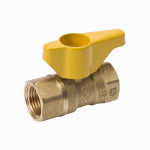 B&K LLC Gas Ball Valve, Brass, 1 In. PLUMBING, HEATING & VENTILATION B&K LLC