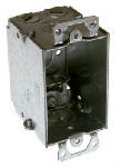 RACO INCORPORATED Switch Box, BX Clamps, Plaster Ears, 3 x 2-1/2 In. Deep ELECTRICAL RACO INCORPORATED