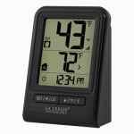 LA CROSSE TECHNOLOGY LTD Wireless Thermometer, Black HOUSEWARES LA CROSSE TECHNOLOGY LTD   