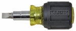 KLEIN TOOLS Multi-Bit Screwdriver / Nut Driver, Stubby, Holds 4 Bits, Cushion Grip TOOLS KLEIN TOOLS   