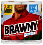 BRAWNY Brawny Pick-A-Size 44375 Paper Towel, 5-1/2 in L, 11 in W, 2-Ply, 2/PK CLEANING & JANITORIAL SUPPLIES BRAWNY   
