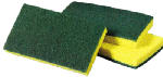3M COMPANY Scrubbing Sponge, Medium-Duty, 6.1 x 3.6-In. CLEANING & JANITORIAL SUPPLIES 3M COMPANY   