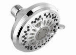 DELTA FAUCET CO 6-Spray Shower Head, Fixed Mount, Chrome PLUMBING, HEATING & VENTILATION DELTA FAUCET CO