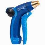 MELNOR INC Sprout Hose Nozzle, Front Trigger, Adjustable, Blue