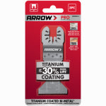 ARROW FASTENER CO LLC Titanium Metal Oscillating Tool Blade, 1-3/4-In., 3-Pk. TOOLS ARROW FASTENER CO LLC