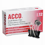 ACCO BRANDS INC Small Binder Clips, 12-Ct. HOUSEWARES ACCO BRANDS INC   