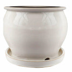 TRENDSPOT INC 4 In. Studio Planter, Ceramic, Cream White