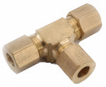 ANDERSON METALS CORP Tee, Compression, Brass, 5/8 In. PLUMBING, HEATING & VENTILATION ANDERSON METALS CORP