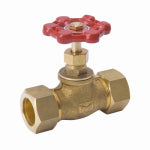 B&K LLC Stop Valve, Lead-Free Brass, 3/4-In. Compression PLUMBING, HEATING & VENTILATION B&K LLC   