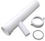 PLUMB SHOP DIV BRASSCRAFT 1-1/2-Inch O.D. Tube x 8-Inch With 3/4-Inch O.D. Plastic Dishwasher Branch Tailpiece PLUMBING, HEATING & VENTILATION PLUMB SHOP DIV BRASSCRAFT